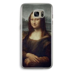 CaseCompany Mona Lisa: Samsung Galaxy S7 Edge Transparant Hoesje