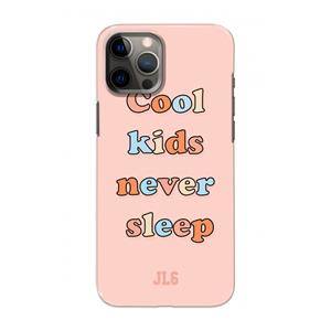 CaseCompany Cool Kids Never Sleep: Volledig geprint iPhone 12 Pro Hoesje