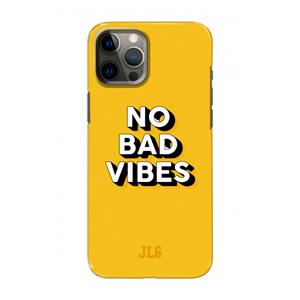 CaseCompany No Bad Vibes: Volledig geprint iPhone 12 Pro Hoesje
