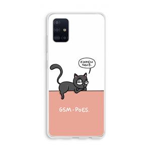 CaseCompany GSM poes: Galaxy A51 4G Transparant Hoesje