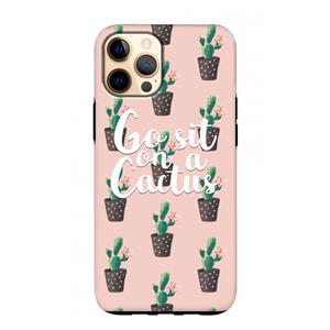 CaseCompany Cactus quote: iPhone 12 Pro Max Tough Case
