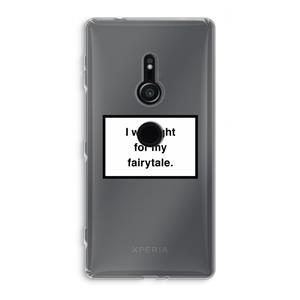 CaseCompany Fight for my fairytale: Sony Xperia XZ2 Transparant Hoesje