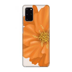 CaseCompany Orange Ellila flower: Volledig geprint Samsung Galaxy S20 Plus Hoesje