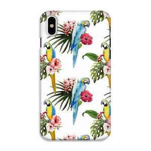 CaseCompany Kleurrijke papegaaien: iPhone X Tough Case