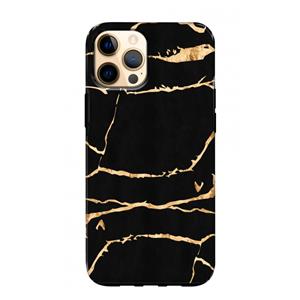 CaseCompany Gouden marmer: iPhone 12 Pro Max Tough Case