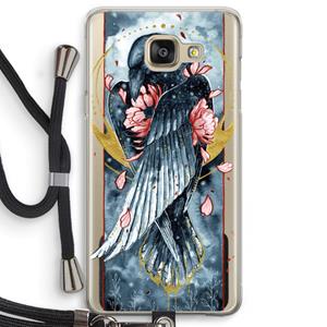 CaseCompany Golden Raven: Samsung Galaxy A5 (2016) Transparant Hoesje met koord