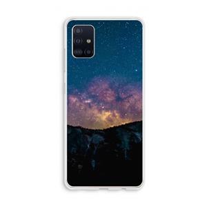 CaseCompany Travel to space: Galaxy A51 4G Transparant Hoesje