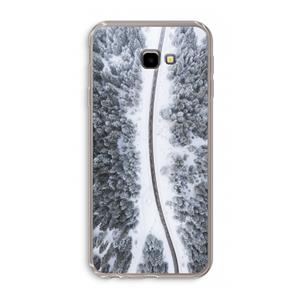 CaseCompany Snøfall: Samsung Galaxy J4 Plus Transparant Hoesje