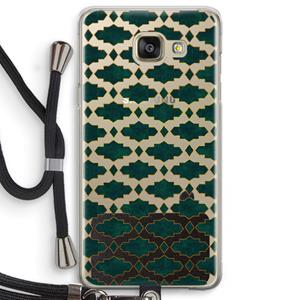 CaseCompany Moroccan tiles: Samsung Galaxy A5 (2016) Transparant Hoesje met koord