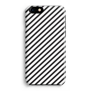CaseCompany Strepen zwart-wit: iPhone 8 Volledig Geprint Hoesje