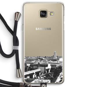 CaseCompany Marrakech Skyline : Samsung Galaxy A5 (2016) Transparant Hoesje met koord