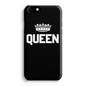 CaseCompany Queen zwart: iPhone 8 Volledig Geprint Hoesje