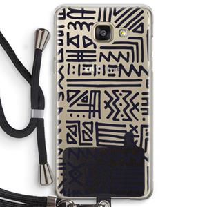 CaseCompany Marrakech print: Samsung Galaxy A5 (2016) Transparant Hoesje met koord