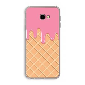 CaseCompany Ice cream: Samsung Galaxy J4 Plus Transparant Hoesje