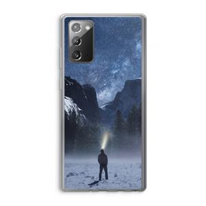 CaseCompany Wanderlust: Samsung Galaxy Note 20 / Note 20 5G Transparant Hoesje