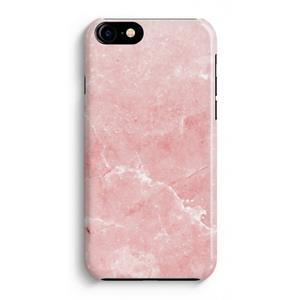 CaseCompany Roze marmer: iPhone 8 Volledig Geprint Hoesje