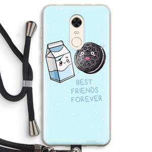 CaseCompany Best Friend Forever: Xiaomi Redmi 5 Transparant Hoesje met koord