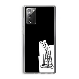 CaseCompany Musketon Painter: Samsung Galaxy Note 20 / Note 20 5G Transparant Hoesje