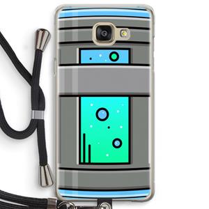 CaseCompany Chug Bottle: Samsung Galaxy A5 (2016) Transparant Hoesje met koord