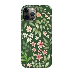 CaseCompany Botanical green sweet flower heaven: Volledig geprint iPhone 12 Pro Hoesje