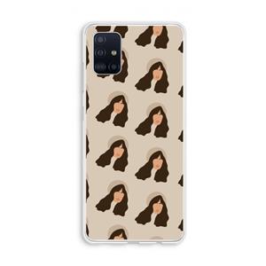CaseCompany Bonjour mon amour: Galaxy A51 4G Transparant Hoesje