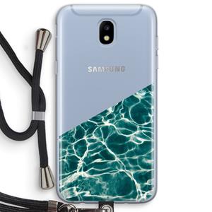 CaseCompany Weerkaatsing water: Samsung Galaxy J5 (2017) Transparant Hoesje met koord