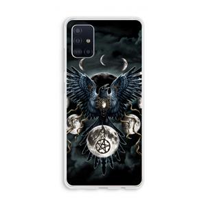 CaseCompany Sinister Wings: Galaxy A51 4G Transparant Hoesje