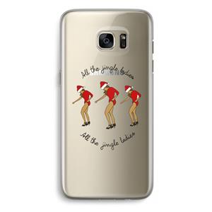 CaseCompany Jingle Ladies: Samsung Galaxy S7 Edge Transparant Hoesje