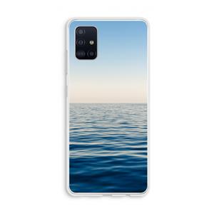 CaseCompany Water horizon: Galaxy A51 4G Transparant Hoesje