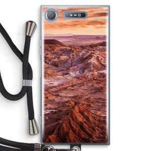 CaseCompany Mars: Sony Xperia XZ1 Transparant Hoesje met koord