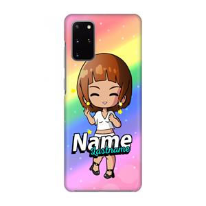 CaseCompany Chibi Maker vrouw: Volledig geprint Samsung Galaxy S20 Plus Hoesje