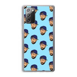 CaseCompany Drake Away: Samsung Galaxy Note 20 / Note 20 5G Transparant Hoesje