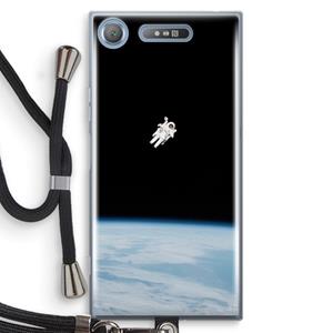 CaseCompany Alone in Space: Sony Xperia XZ1 Transparant Hoesje met koord