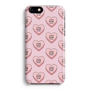 CaseCompany Chicks before dicks: iPhone 8 Volledig Geprint Hoesje