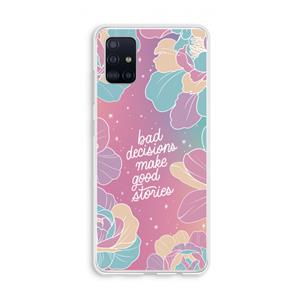 CaseCompany Good stories: Galaxy A51 4G Transparant Hoesje