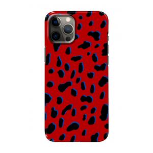 CaseCompany Red Leopard: Volledig geprint iPhone 12 Pro Hoesje