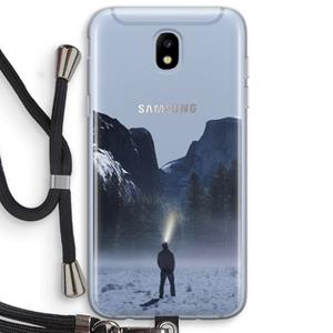 CaseCompany Wanderlust: Samsung Galaxy J5 (2017) Transparant Hoesje met koord