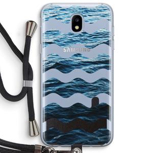 CaseCompany Oceaan: Samsung Galaxy J5 (2017) Transparant Hoesje met koord
