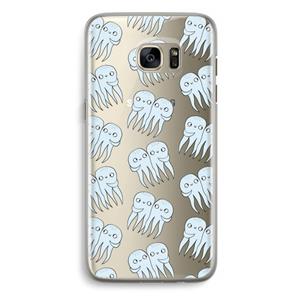 CaseCompany Octopussen: Samsung Galaxy S7 Edge Transparant Hoesje
