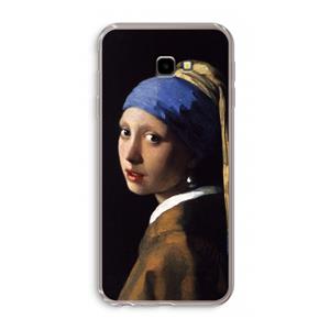 CaseCompany The Pearl Earring: Samsung Galaxy J4 Plus Transparant Hoesje