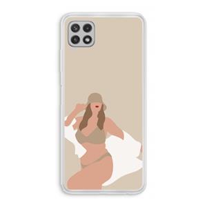 CaseCompany One of a kind: Samsung Galaxy A22 4G Transparant Hoesje