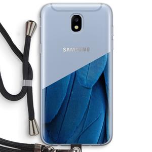 CaseCompany Pauw: Samsung Galaxy J5 (2017) Transparant Hoesje met koord