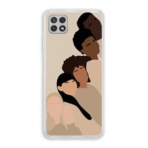 CaseCompany Sweet creatures: Samsung Galaxy A22 4G Transparant Hoesje