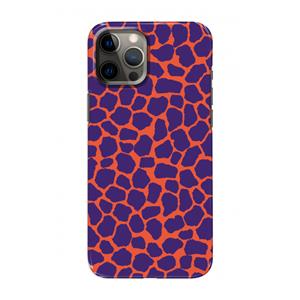 CaseCompany Purple Giraffe: Volledig geprint iPhone 12 Pro Hoesje