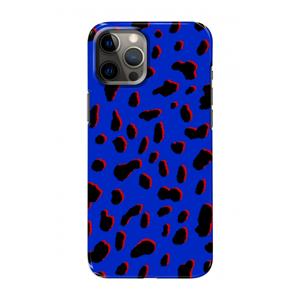 CaseCompany Blue Leopard: Volledig geprint iPhone 12 Pro Hoesje