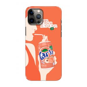CaseCompany Peach please!: Volledig geprint iPhone 12 Pro Hoesje