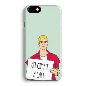 CaseCompany Gimme a call: iPhone 8 Volledig Geprint Hoesje
