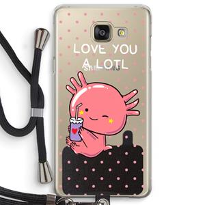 CaseCompany Love You A Lotl: Samsung Galaxy A5 (2016) Transparant Hoesje met koord