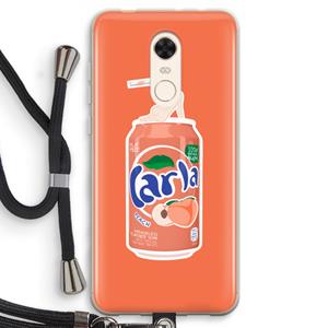 CaseCompany S(peach)less: Xiaomi Redmi 5 Transparant Hoesje met koord