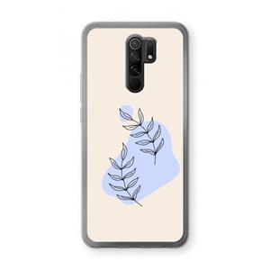 CaseCompany Leaf me if you can: Xiaomi Redmi 9 Transparant Hoesje